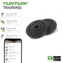 Диск черный пара TUNTURI 2,5 кг