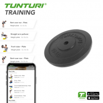 Диск черный TUNTURI 10 кг